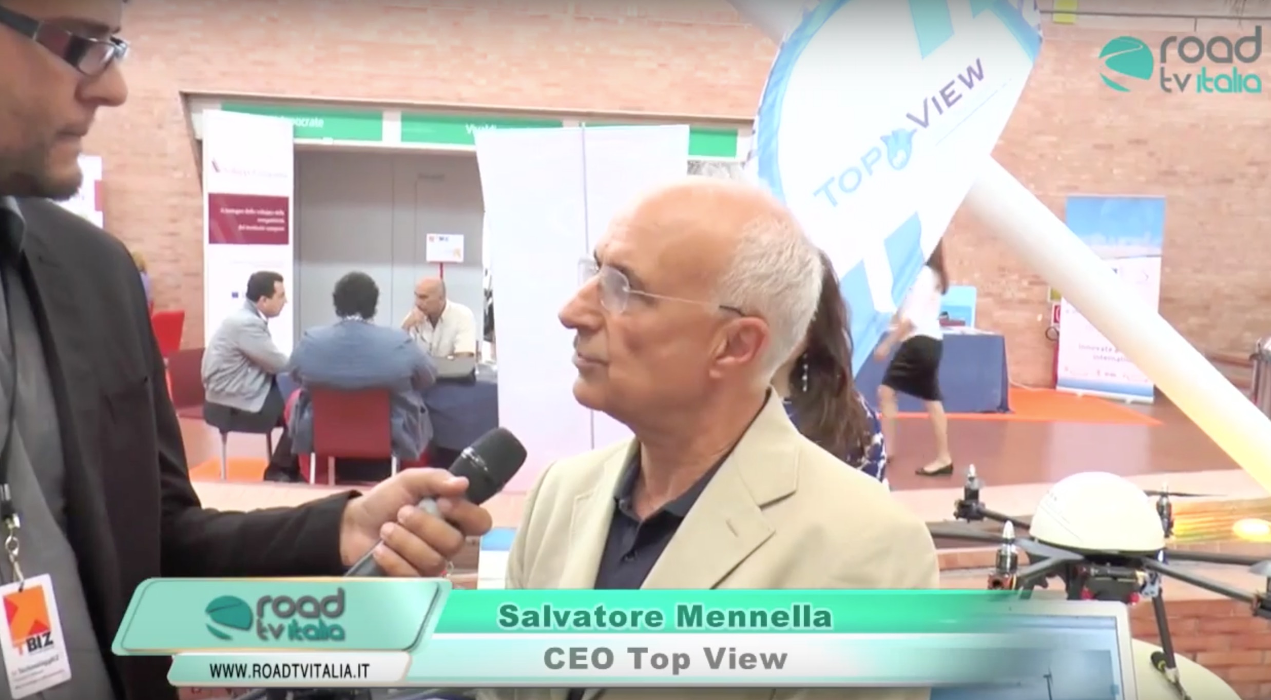 I droni TopView al Tbiz 2015: segui l’intervista di Road Tv Italia
