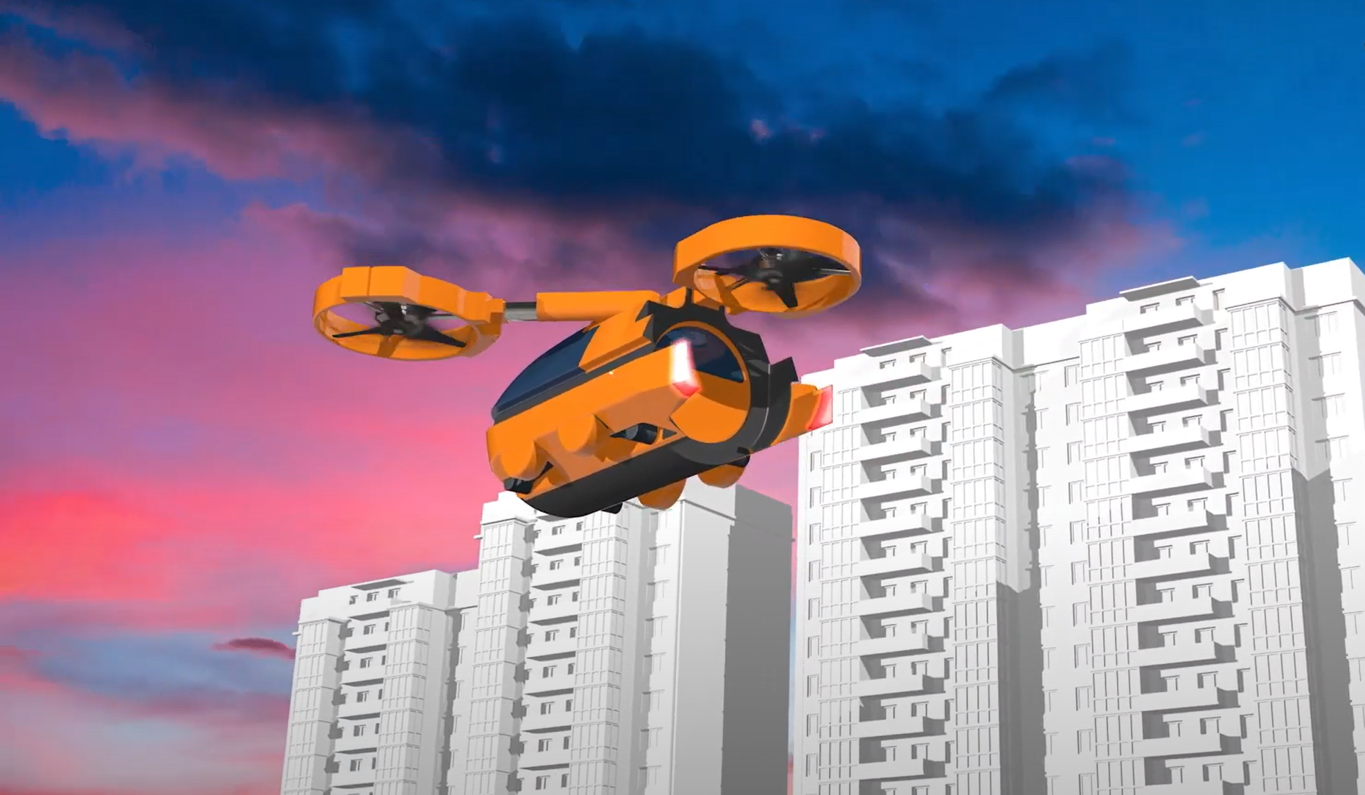 CarCopter: il drone-taxi presentato in anteprima al Roma Drone Conference 2021